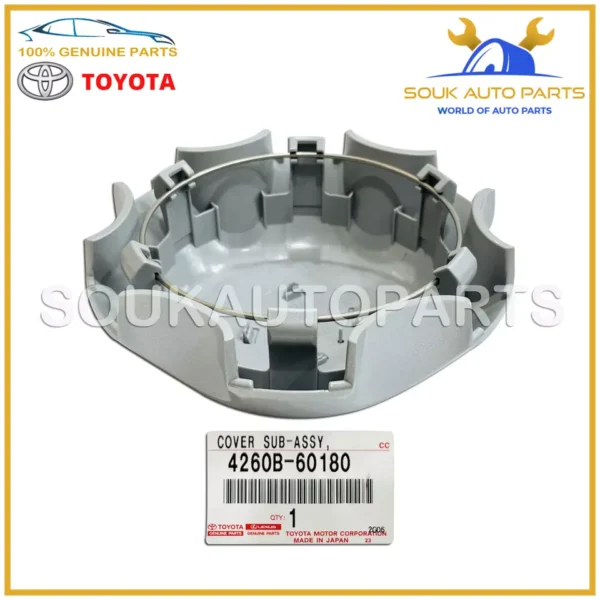 4260B-60180 Genuine Toyota ORNAMENT SUB-ASSY, WHEEL HUB 4260B60180 OEM