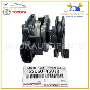 22060-46010 Genuine Toyota LEVER ASSY, THROTTLE W/SENSOR 2206046010 OEM