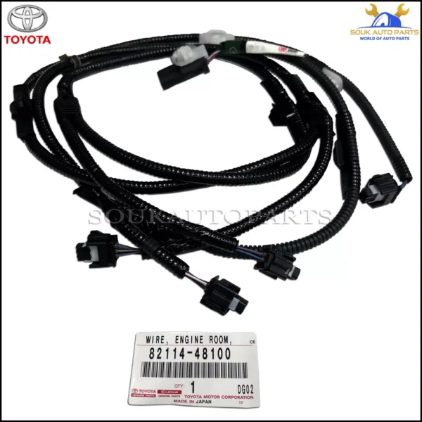 82114-48100 Genuine Toyota WIRE, ENGINE ROOM 8211448100 OEM