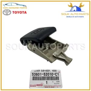53601-52010-C1 Genuine Toyota LEVER SUB-ASSY HOOD 53601-52010-C1 OEM 4RUNNER