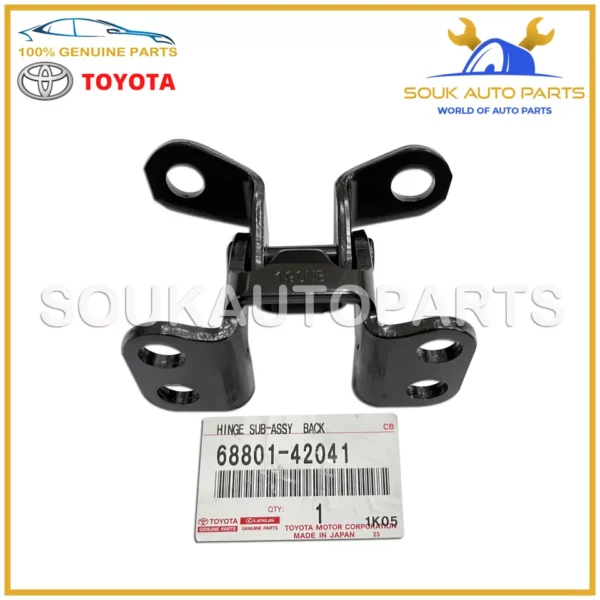 68801-42041 Genuine Toyota HINGE SUB-ASSY, BACK DOOR, UPPER 6880142041 OEM