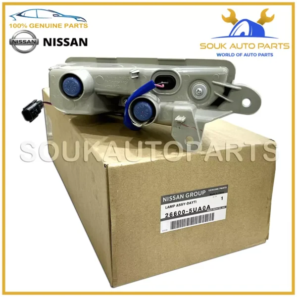 26600-5UA0A Genuine Nissan LAMP ASSY DAYTIME, RH 266005UA0A OEM INFINITI QX50