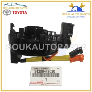 84306-48030 Genuine Toyota CABLE SUB-ASSY, SPIRAL 8430648030 OEM