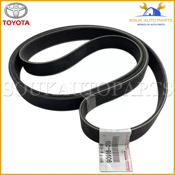 90916-02759 Genuine Toyota BELT V-RIBBED 9091602759 LC TUNDRA LEXUS GX460 LX570
