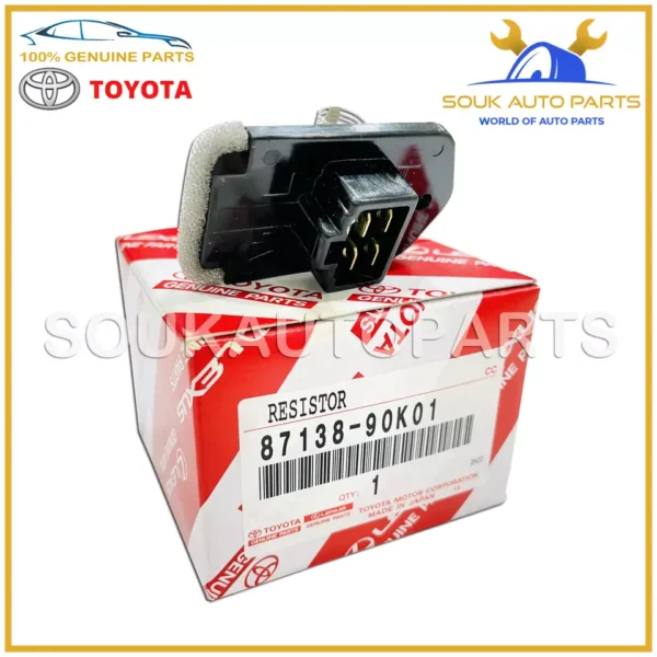 87138-90K01 Genuine Toyota RESISTOR, HEATER BLOWER 8713890K01