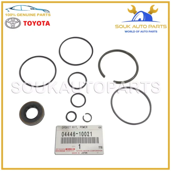 04446-10021 Genuine Toyota GASKET KIT, POWER STEERING PUMP 0444610021 OEM