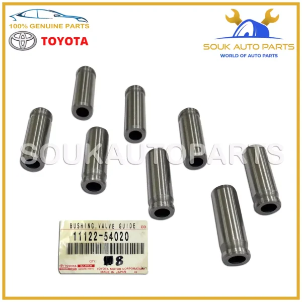 11122-54020 Genuine Toyota ENGINE VALVE GUIDE 2L 2L-T 3L 5L SET OF 8 Pcs