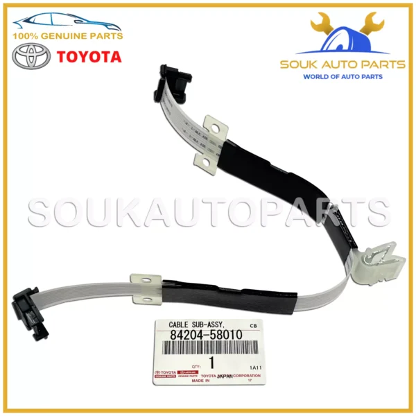 84204-58010 Genuine Toyota CABLE SUB-ASSY, STEERING PAD SWITCH 8420458010 OEM
