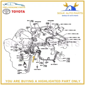 25820-13020 Genuine Toyota BIMETAL VALVE ASSY 2582013020 OEM