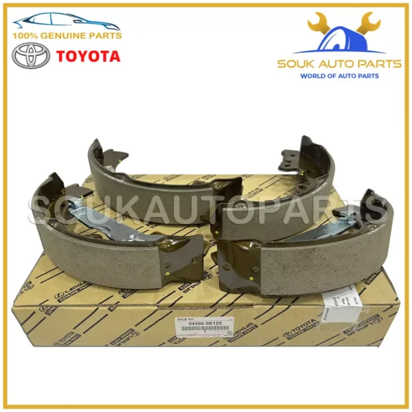 04495-0K120 Genuine Toyota SHOE KIT, REAR BRAKE 044950K120 OEM