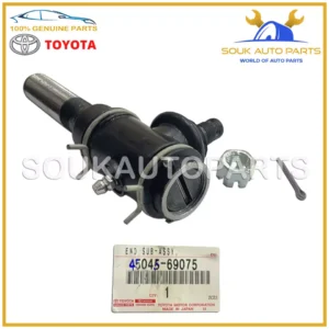 45045-69075 Genuine Toyota END SUB-ASSY, STEERING RELAY ROD, LH 4504569075 OEM