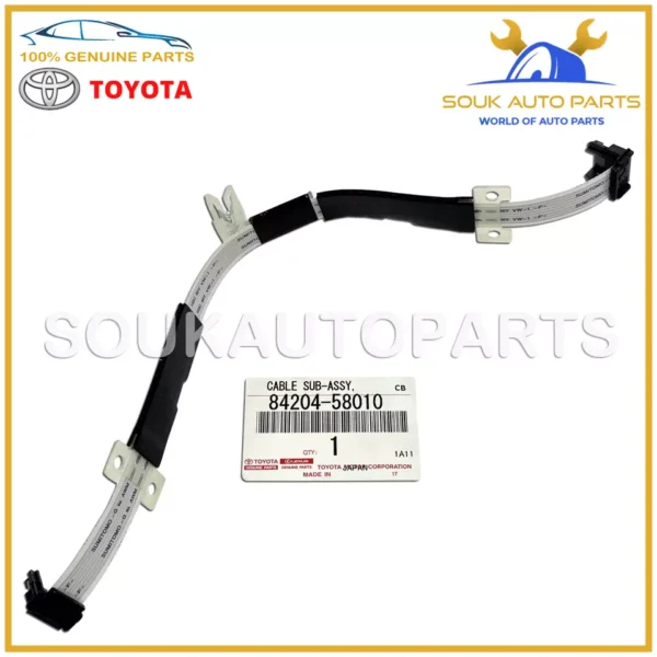 84204-58010 Genuine Toyota CABLE SUB-ASSY, STEERING PAD SWITCH 8420458010 OEM