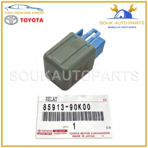 85913-90K00 Genuine Toyota RELAY ASSY (FOR HEATER BLOWER MOTOR) 8591390K00 OEM