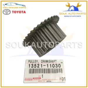 13521-11030 Toyota GENUINE CRANKSHAFT TIMING PULLEY 1352111030 OEM COROLLA 4E 5E