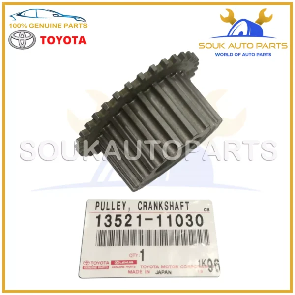 13521-11030 Toyota GENUINE CRANKSHAFT TIMING PULLEY 1352111030 OEM COROLLA 4E 5E