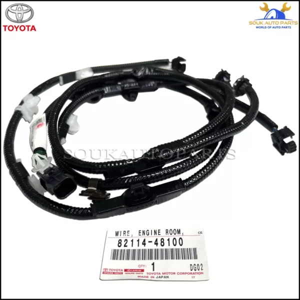 82114-48100 Genuine Toyota WIRE, ENGINE ROOM 8211448100 OEM