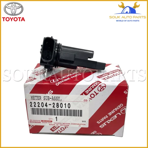 22204-28010 Genuine Toyota METER SUB-ASSY, INTAKE AIR FLOW 2220428010 OEM