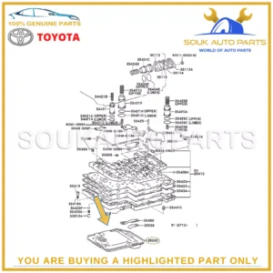 35330-60010 Genuine Toyota STRAINER ASSY OIL, VALVE BODY 3533060010 OEM