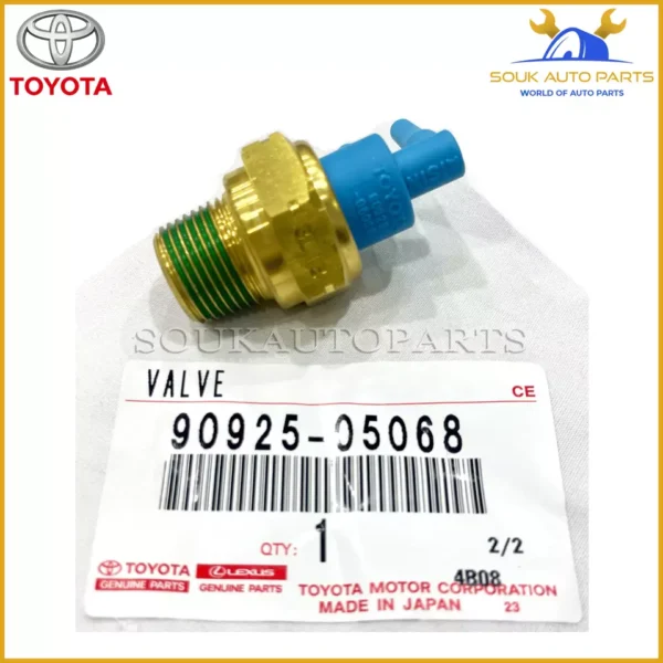 90925-05068 Genuine Toyota VALVE, BIMETAL VACUUM SWITCHING, NO.1 9092505068 OEM