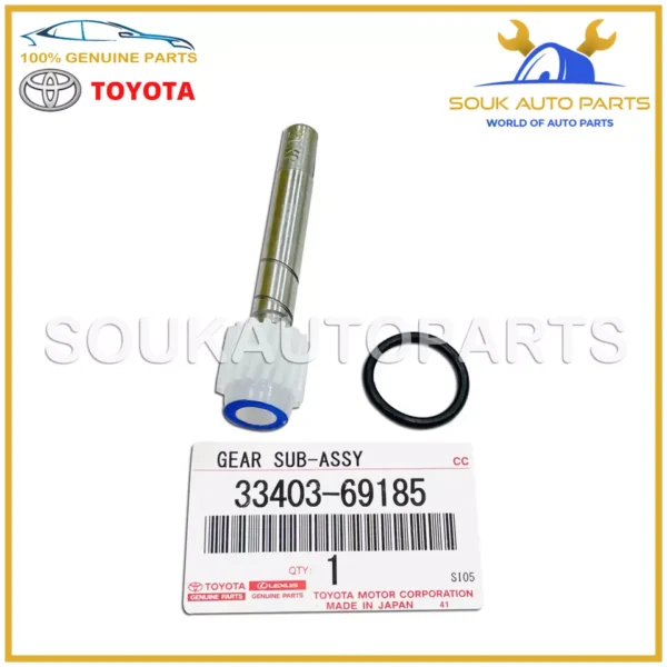33403-69185 Genuine Toyota SPEEDOMETER DRIVEN (ATM) GEAR SUB-ASSY 3340369185 OEM