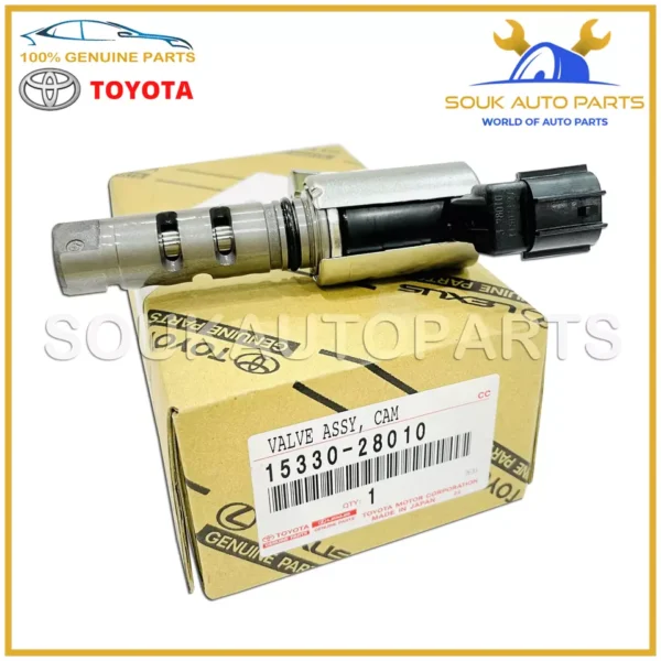 15330-28010 Genuine Toyota CAMSHAFT VVTi VALVE, SOLENOID 1533028010 OEM