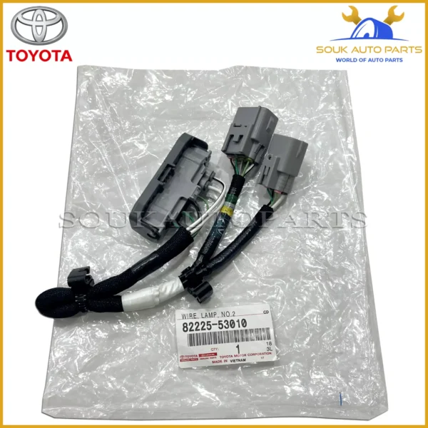 82225-53010 Genuine Toyota WIRE, LAMP, NO.2 8222553010 OEM