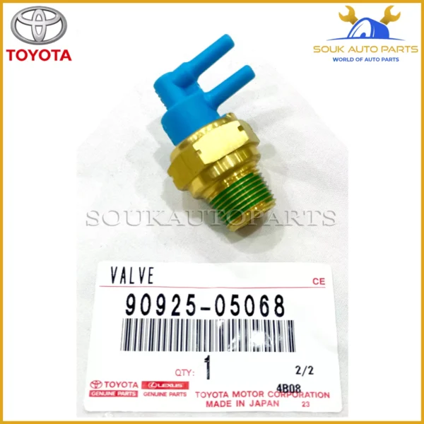 90925-05068 Genuine Toyota VALVE, BIMETAL VACUUM SWITCHING, NO.1 9092505068 OEM