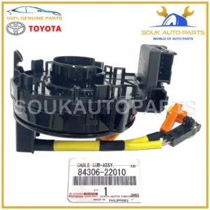 84306-22010 Genuine Toyota CABLE SUB-ASSY, SPIRAL COROLLA YARIS RAV4