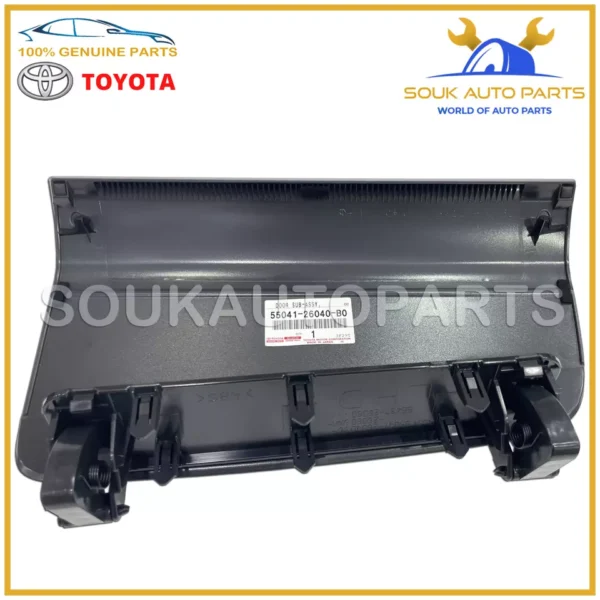 55041-26040-B0 Genuine Toyota INSTRUMENT PANEL BOX DOOR ASSY, NO.1 5504126040B0