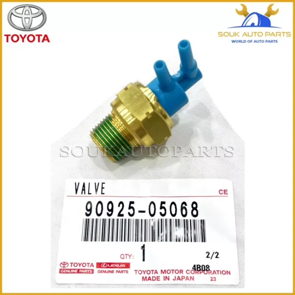 90925-05068 Genuine Toyota VALVE, BIMETAL VACUUM SWITCHING, NO.1 9092505068 OEM