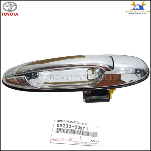 69230-60071 Genuine Toyota HANDLE ASSY, REAR DOOR OUTSIDE, RH 6923060071 OEM