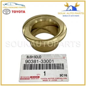 90381-33001 Genuine Toyota BUSH (FOR STEERING KNUCKLE), RH/LH 9038133001 OEM