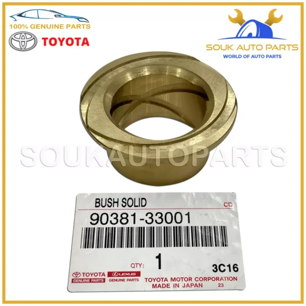 90381-33001 Genuine Toyota BUSH (FOR STEERING KNUCKLE), RH/LH 9038133001 OEM
