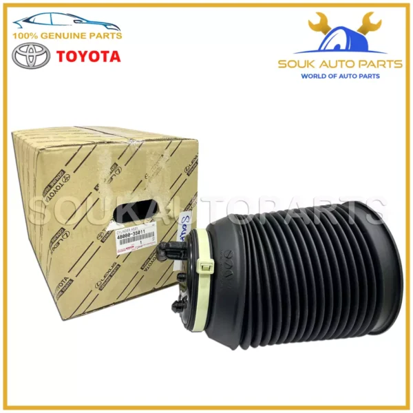 48080-35011 Genuine Toyota CYLINDER ASSY, PNEUMATIC, REAR RH OEM GX470 PRADO