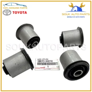 48632-34010 Genuine Toyota BUSH SET OF 4 Pcs FRONT SUSPENSION UPPER ARM, RH/LH