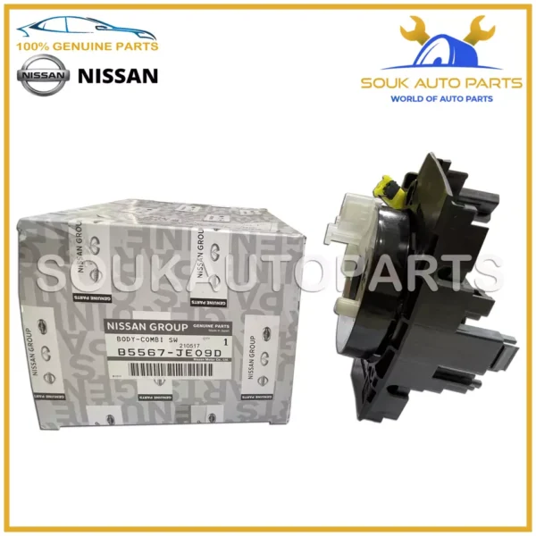 B5567-JE09D Genuine Nissan BODY-COMBINATION SWITCH B5567JE09D OEM X-TRAIL QR25DE