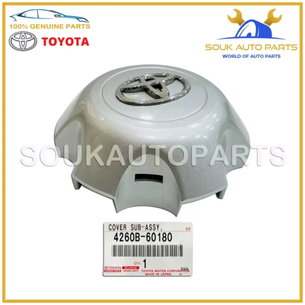 4260B-60180 Genuine Toyota ORNAMENT SUB-ASSY, WHEEL HUB 4260B60180 OEM