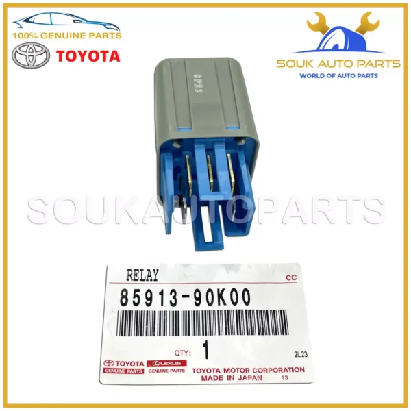 85913-90K00 Genuine Toyota RELAY ASSY (FOR HEATER BLOWER MOTOR) 8591390K00 OEM
