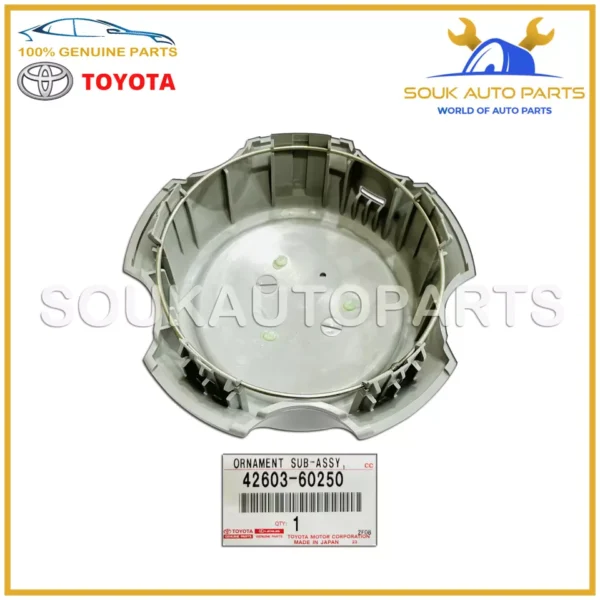 42603-60250 Genuine Toyota ORNAMENT SUB-ASSY, WHEEL HUB 4260360250 OEM