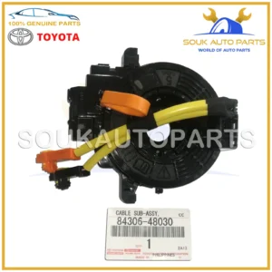 84306-48030 Genuine Toyota CABLE SUB-ASSY, SPIRAL 8430648030 OEM