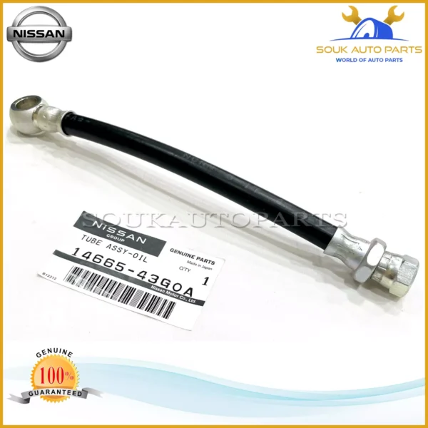 14665-43G0A Genuine Nissan TUBE ASSY-OIL 1466543G0A OEM