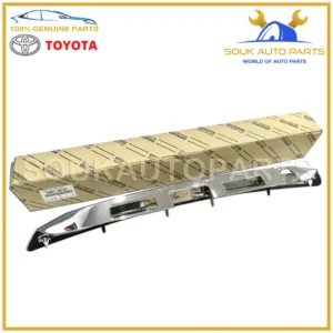 76801-48230/91 Genuine Toyota GARNISH SUB-ASSY, BACK DOOR, OUTSIDE 7680148230