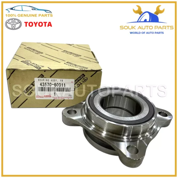 43570-60011 Genuine Toyota BEARING ASSY FRONT, WHEEL HUB LH/RH 4357060011 OEM