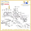 43204-60032 Genuine Toyota SEAL SUB-ASSY, STEERING KNUCKLE OIL 4320460032 OEM - Image 2