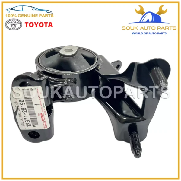 12371-28190 Genuine Toyota INSULATOR, ENGINE MOUNTING, REAR 1237128190 OEM