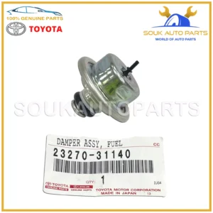 23270-31140 Genuine Toyota DAMPER ASSY, FUEL PRESSURE PULSATION 2327031140 OEM