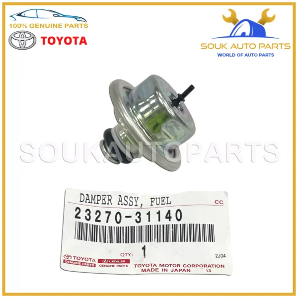 23270-31140 Genuine Toyota DAMPER ASSY, FUEL PRESSURE PULSATION 2327031140 OEM