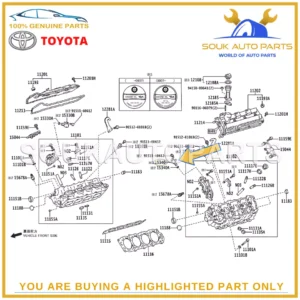 15340-50011 Genuine Toyota CAM TIMING OIL CONTROL VALVE, LH 1534050011 OEM