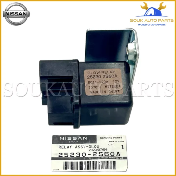 25230-2S60A Genuine Nissan RELAY ASSY-GLOW PLUG 252302S60A OEM