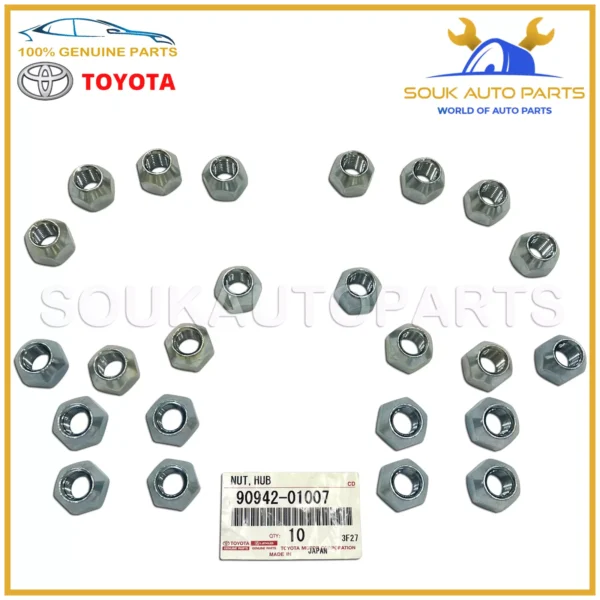 90942-01007 Genuine Toyota 24 SET LUG NUTS WHEEL BOLTS LAND CRUISER FJ40 OEM
